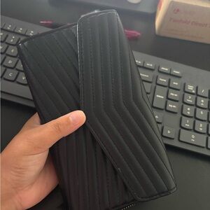 Black Quilted Wallet